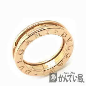 T【BVLGARI】 B-Zero -1 　1バンドリング　ビーゼロワン　750　48サイズ　ゴールド　PG ピンクゴールド 指輪　約8号　総重量6.8g　 レディース　アクセサリー 　本体のみ　仕上済【大特価価格】【かんてい局宇都宮戸祭店】【ブルガリ】31034089318-7t-h