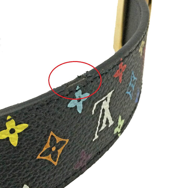 楽天市場】T【LOUIS VUITTON】サンチュールLVカット M6890 モノグラム  