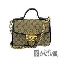 楽天市場】グッチ GGミディアムトップハンドルバッグの通販
