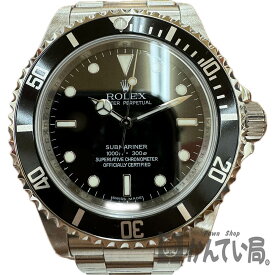 T【ROLEX】サブマリーナーノンデイト　14060M　V番　2009年頃製造　300M防水　自動巻き　オートマティック　ステンレス　ブラック　黒　人気　定番　ビジネス　男性　メンズ　ダイバーズウォッチ　送料込　中古【ロレックス】【質屋かんてい局宇都宮戸祭店】31000049317-24th