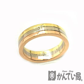 T【Cartier】【カルティエ】 ヴァンドームリング 　スリーカラー750 K18　PG WG　YG　49　ピンク　イエロー　ホワイトゴールド　総重量6.4g指輪　約9号　幅約5mm　レディース　アクセサリー　美品　中古　ご褒美【大特価価格】【かんてい局宇都宮戸祭店】31034079317-21th