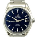 K【OH】OMEGA　中古　シーマスター　アクアテラ　231.10.39.21.03.001　文字盤ブラック　38.5mm　腕時計　自動巻き　シンプル　送料無料　特別価格　ステンレス　メンズ　男性　人気　定番　オメガ　中古　質屋かんてい局　鹿沼店　P2500299k