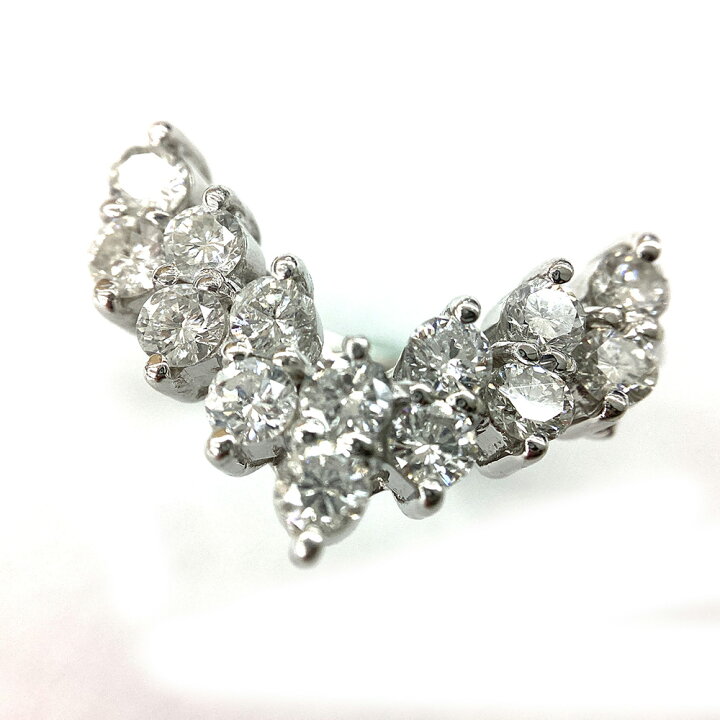 楽天市場】K ダイヤリング Pt900 約11.5号 1.0ct 送料込 約7.2g ダイヤ 