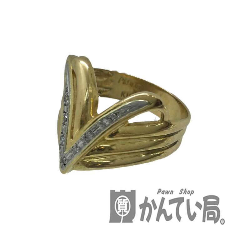 楽天市場】K ファッションリング K18 Pt900 コンビ 送料込 お買い得 