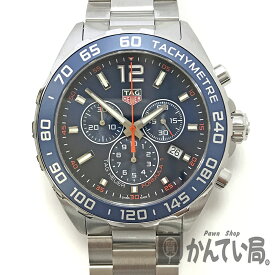 U【中古】【TAG HEUER 】フォーミュラ1　CAZ1014.BA0842　クロノグラフ　ブルー文字盤　青　箱有　ギャランティカード有【タグ・ホイヤー】【かんてい局宇都宮店】31000089315-36u-b