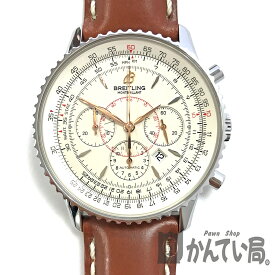 U【中古】【BREITLING】ナビタイマー モンブリラン　A417G34NP(A41370) 　箱有　ギャランティカード有　純正ベルト有　外装仕上げ済　日差+3秒【ブライトリング】【かんてい局宇都宮店】31000129316-6u-b