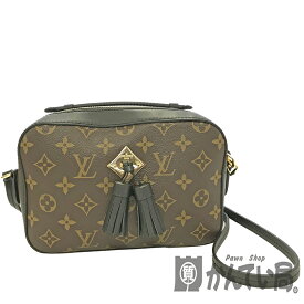 U【中古】LOUIS VUITTON【ルイ・ヴィトン】サントンジュ　 M43555　モノグラム　ノワール　ブラウン　ブラック　クロスボディバッグ　ショルダーバッグ　オシャレ　人気 　美品【かんてい局宇都宮店】31004279315-279u-r