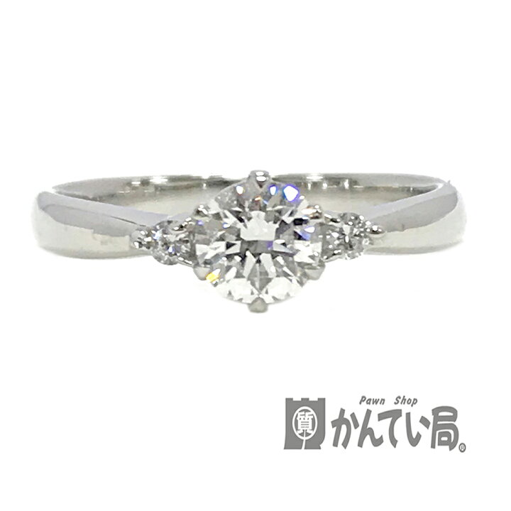 楽天市場】U【中古】ダイヤリング Pt850 約9号 ダイヤモンド D0.40ct  