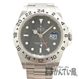 U【ROLEX】エクスプローラー2　16570　SS 　ステンレス　ブラック文字番　ランダム番　デイト表示　人気　 スポーツモデル　自動巻　メンズ　探検家　24時間針【中古】【ロレックス】【かんてい局宇都宮店】31000049315-93u-r