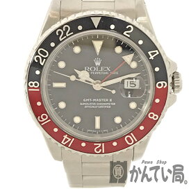 U【中古】【ROLEX】【ロレックス】GMTマスター2　16710　SS 　ブラック文字番　ベゼル　黒×赤　ギャラ無　L番 　赤黒　黒赤　 スポーツモデル　自動巻【かんてい局宇都宮店】31000049315-31u-r