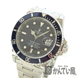 U【ROLEX】サブマリーナ・デイト　16610　U番　ブラック文字盤　SS　ステンレス　メンズ　男性　スポーツ　腕時計　時計　自動巻　防水　日付表示【ロレックス】【かんてい局宇都宮店】31000049315-70u-r