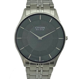 K　CITIZEN　エコドライブ　AR-3010-65F　36m　21cm　 ブラック　ステンレススチール　腕時計　ソーラー　送料無料　お買い得　お値打ち品　价格实惠　ソーラー　ファッション時計　シチズン　中古　質屋かんてい　鹿沼店　31000199310-22k