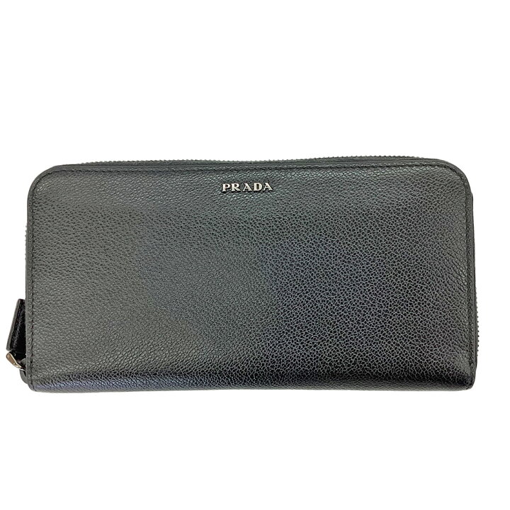 楽天市場】K PRADA ラウンドファスナー長財布 2ML317 レザーブラック 