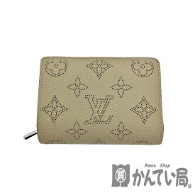 K　LOUIS VUITTON　ポルトフォイユ・クレア　M80817　RFID　ICチップ　送料込　二つ折り財布　マヒナ　ガレ　ベージュ系　コンパクトウォレット　ミニ財布　女性　レディース　ルイ ヴィトン　中古　質屋かんてい局　鹿沼店　31018979310-230k-m