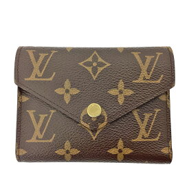 K　LOUIS VUITTON　ポルトフォイユ・ヴィクトリーヌ　M62472　箱　送料込　お買い得　特別価格　普段使い　シンプル　イニシャル入り　定番　モノグラム　ユニセックス　女性　メンズ　レディース　ルイ ヴィトン　中古　質屋かんてい局　鹿沼店　31018979310-259k