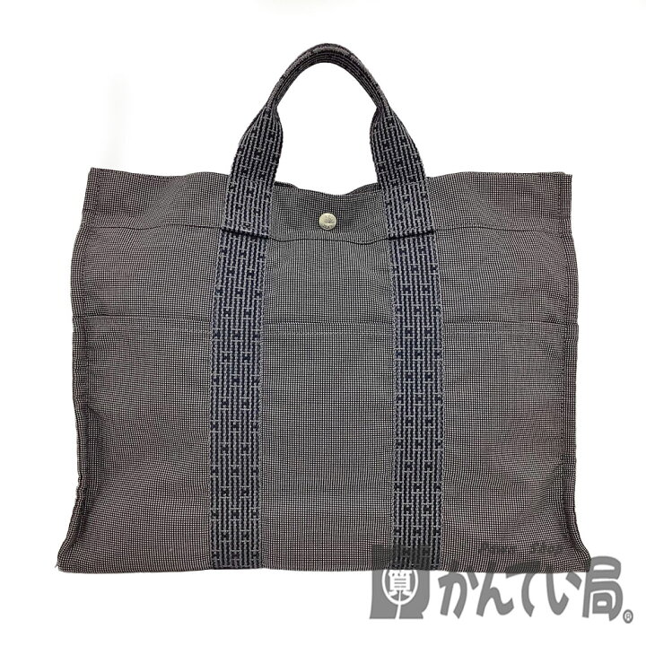 楽天市場】K HERMES エールライントートMM キャンバス 布 グレー 