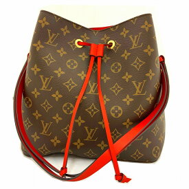 o【LOUISVUITTON】ネオノエ　M44021　トートバッグ　ショルダーバック　モノグラムコクリコ　女性　レディース　人気　ブラウン　レッド　定番　お洒落　普段使い　【ルイ ヴィトン】【かんてい局小山店】31005409318-48o-k