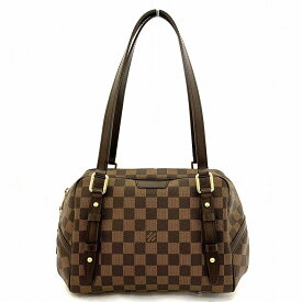 o 【LOUIS VUITTON】 リヴィントンPM　N41157　トートバッグ　ダミエ　エベヌ　ブラウン　レディース　女性 　定番　お洒落【ルイヴィトン】【質屋かんてい局小山店】31003140318-58o-y