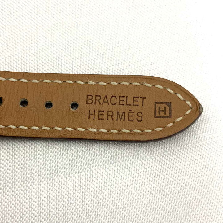 楽天市場】o【HERMES】Hウォッチ HH1.210 ステンレススチール SS 革 
