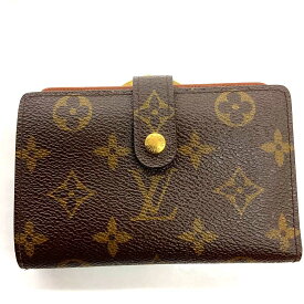 O【LOUIS VUITTON】がま口財布　M61663　二つ折り　モノグラム　茶　定番　男性　女性　メンズ　レディース　ユニセックス　ブラウン【ルイヴィトン】【質屋かんてい局小山店】31020109318-3o-f