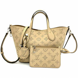 o 【LOUIS VUITTON】　ブロッサムPM　ハンドバッグ　ショルダーバッグ　2WAYバッグ　M21849　マヒナ　ガレ　ベージュ特上品　コインケース【中古】【ルイヴィトン】 【質屋かんてい局小山店】31008799318-24o-y