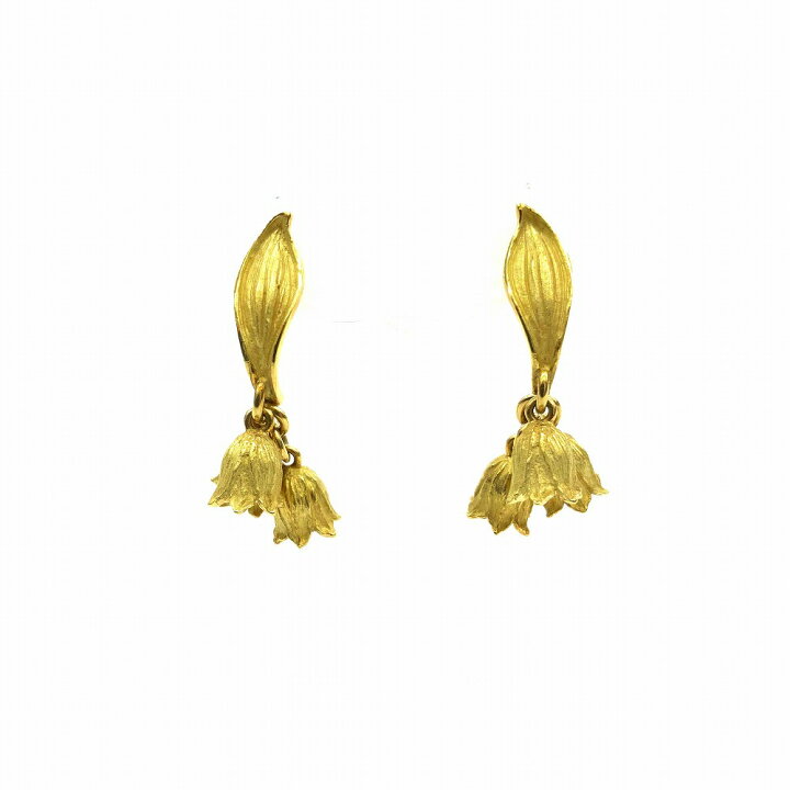 楽天市場】o ピアス【K18】デザインピアス ゴールド 総重量約5.6g 金