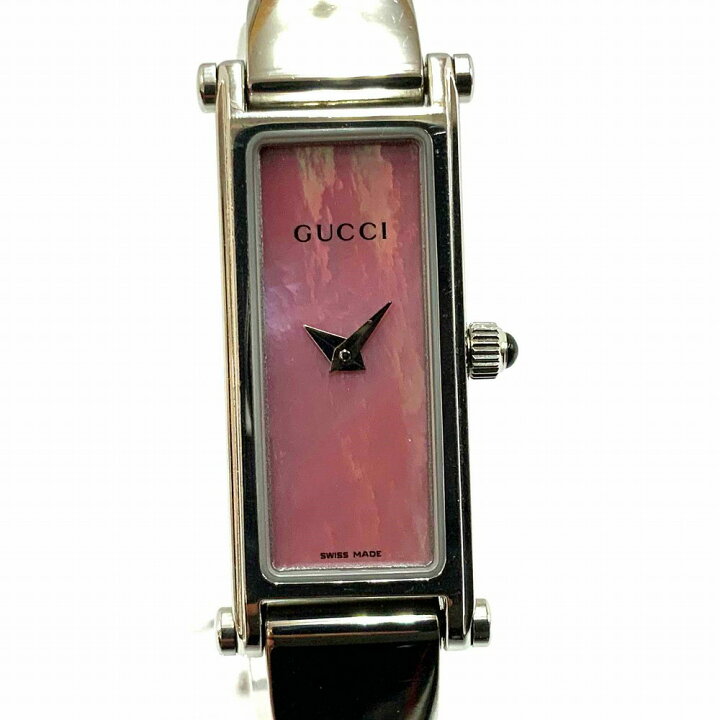 楽天市場】O 【GUCCI】1500L バングルウォッチ 時計 クオーツ 電池 