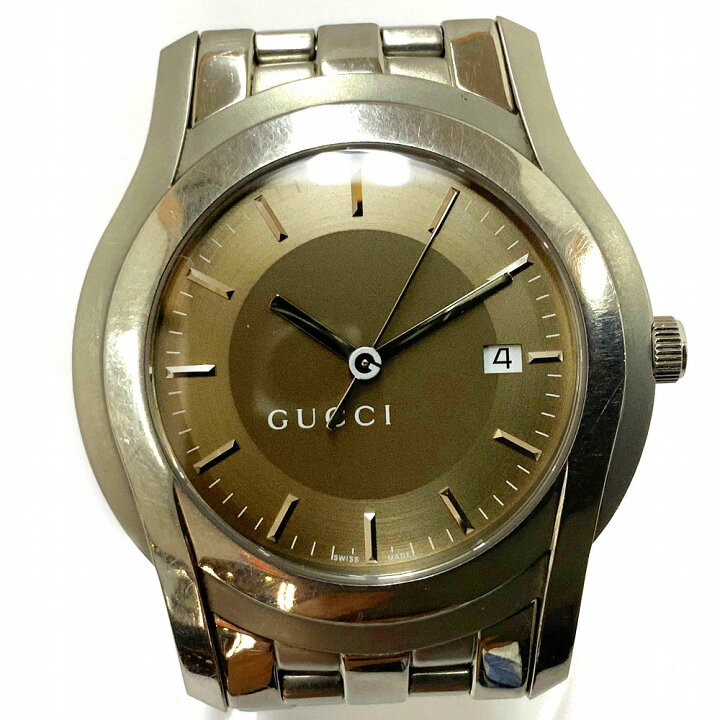 楽天市場】O【GUCCI】 5500XL クオーツ時計 クオーツ 電池 メンズ 男性  