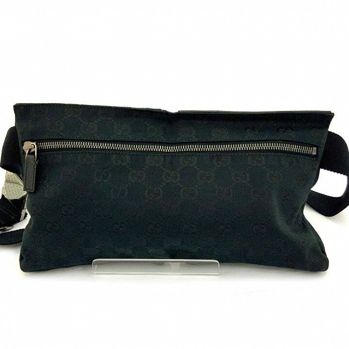 楽天市場】O【GUCCI】ウエストバッグ 28556 グッチシマ ブラック 