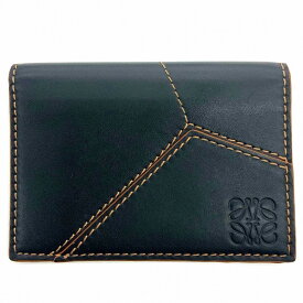 O【LOEWE】ロエベ　カードケース　名刺入れ　C510S33X01　シンプル　ビジネスシーン　カジュアルシーン　レディース　メンズ　男性　女性 　ブラック　ブラウン　お洒落【ロエベ】【質屋かんてい局小山店】31025199318-1o-y