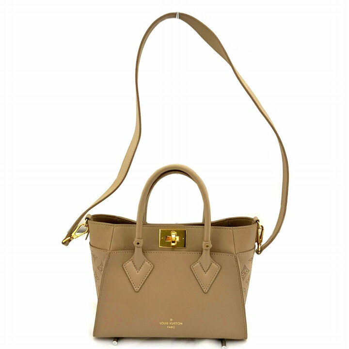楽天市場】o 【LOUIS VUITTON】 オンマイサイドPM M20600 ベージュ 