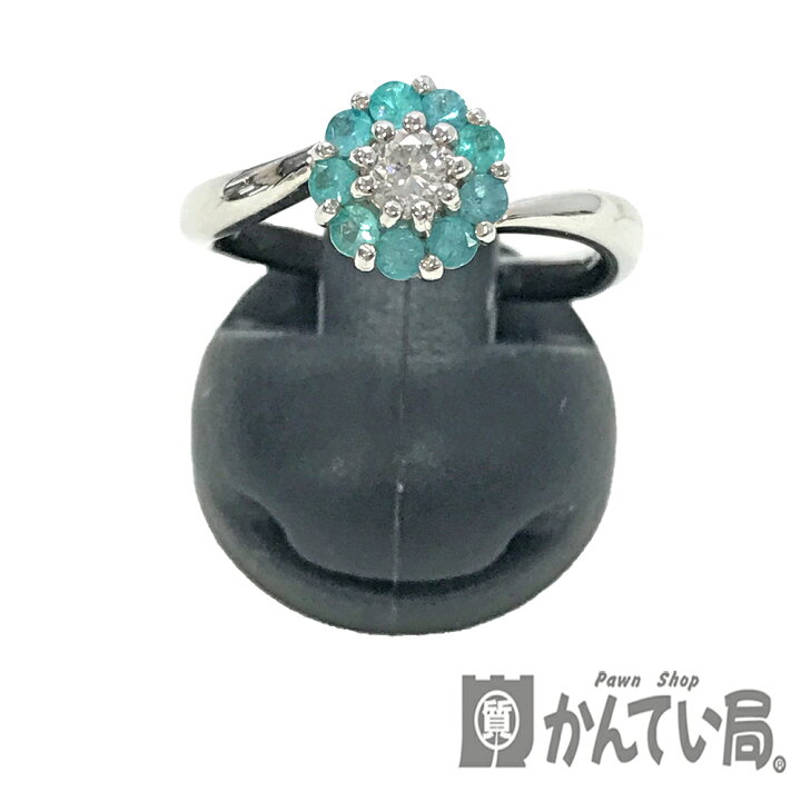 楽天市場】U【中古】【Pt900】天然ブルートルマリンリング 0.25ct D0 