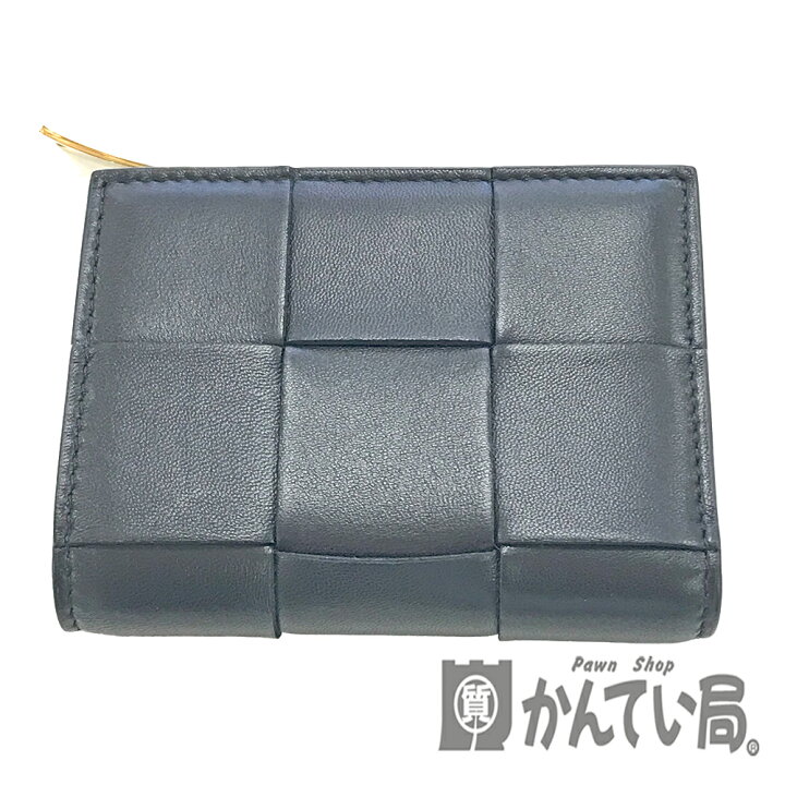 楽天市場】U【中古】【BOTTEGA VENETA】スモールカセット 二つ折り財布 