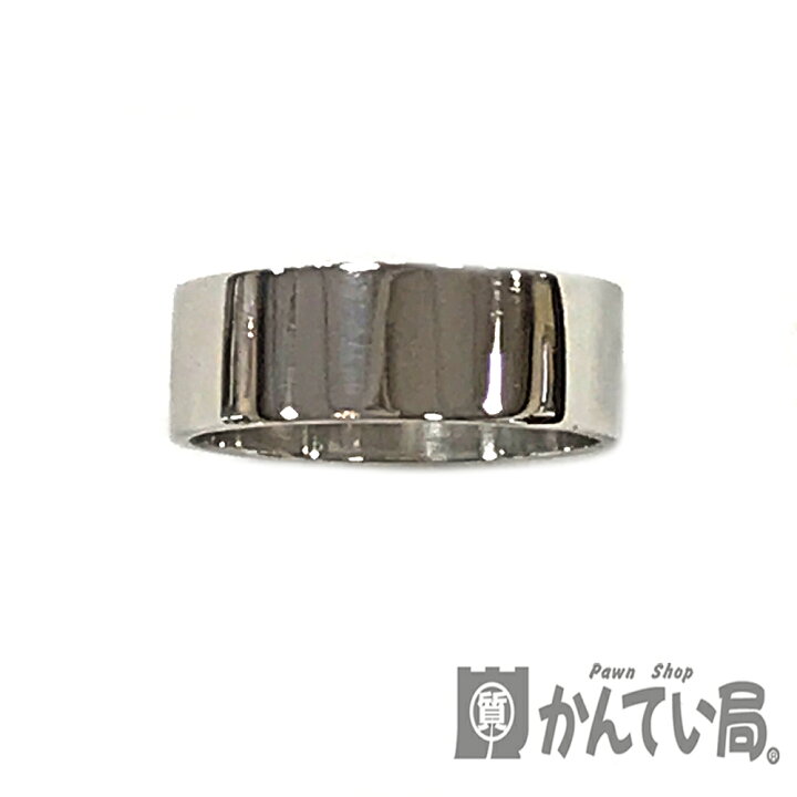 楽天市場】U【中古】【Pt900】 平打ちリング Pt900 約15号 プラチナ 