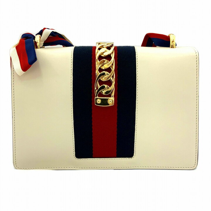 楽天市場】O【GUCCI】ショルダーバッグ 421882 ホワイト ブルー レッド  