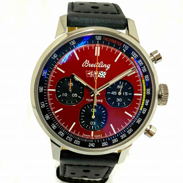 楽天市場】o【BREITLING】A25310241K1X1 トップタイム レッド文字盤 