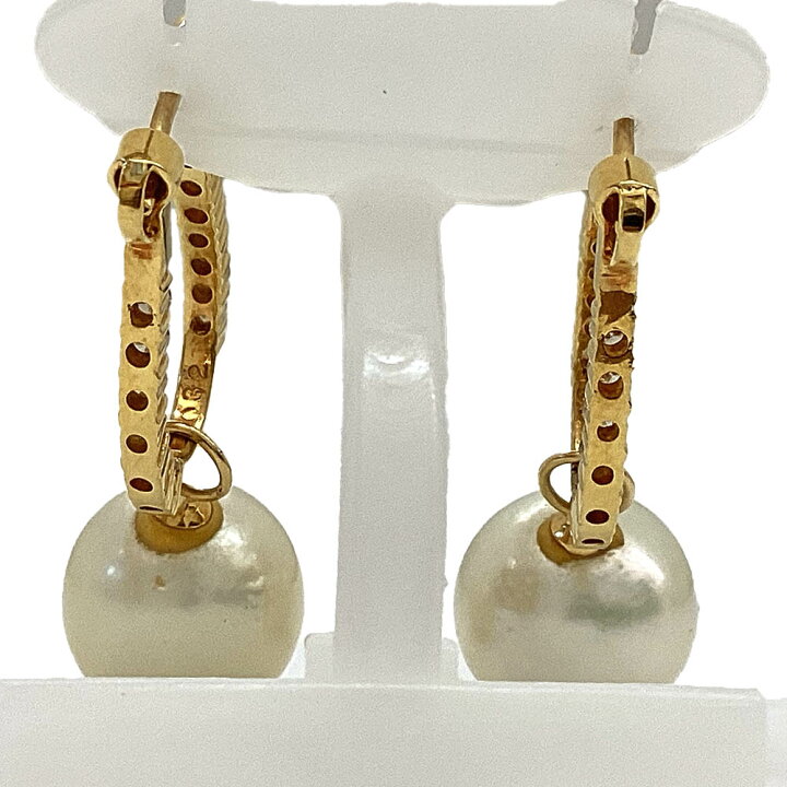 楽天市場】T【中古】【K18】 パールピアス ゴールド パール取り外し 
