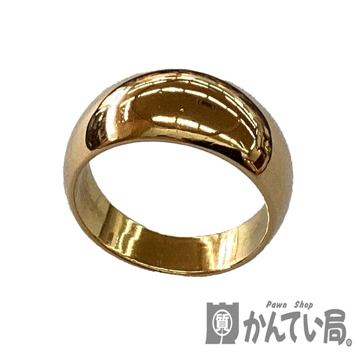 楽天市場】T【K20】 甲丸リング ゴールド 20金 14.2g 約19号 
