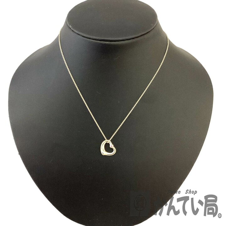 楽天市場】T【TIFFANY.Co】 オープンハートネックレス ピンク 