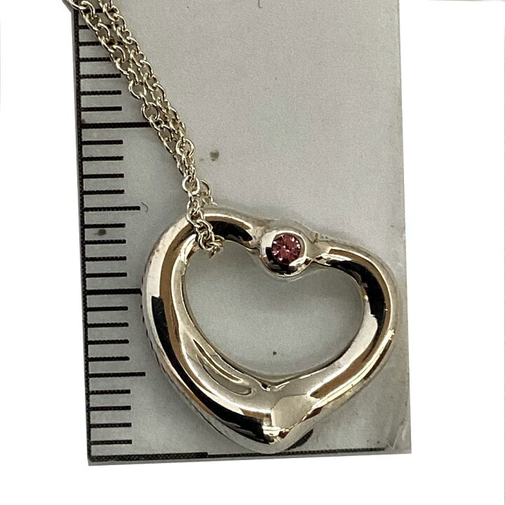 楽天市場】T【TIFFANY.Co】 オープンハートネックレス ピンク 