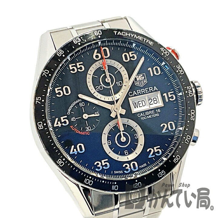 楽天市場】U【中古】【TAG HEUER 】カレラクロノグラフ CV2A10.BA0796 