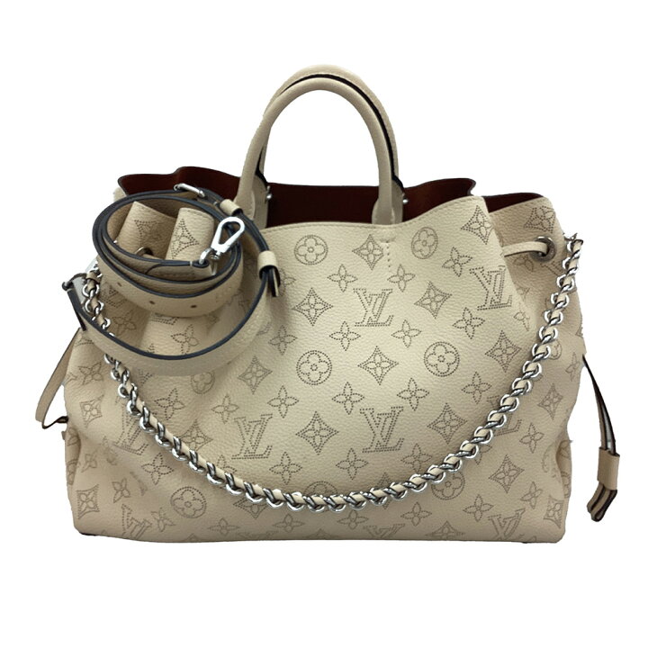 楽天市場】K LOUIS VUITTON ベラ・トート M59203 マヒナ クレーム 