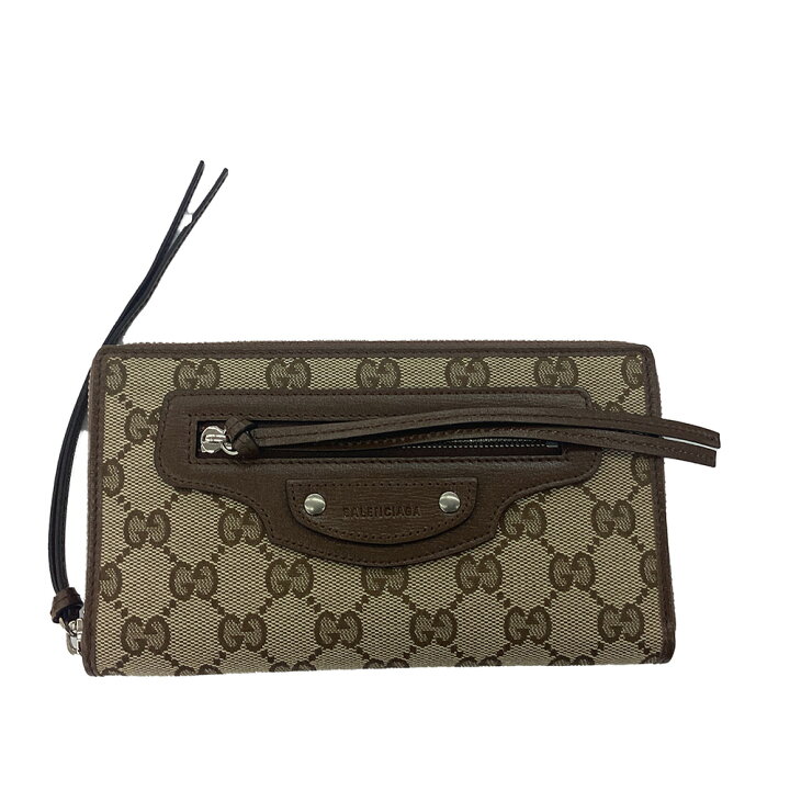 楽天市場】K GUCCI BALENCIAGA ラウンドファスナー長財布 686710 