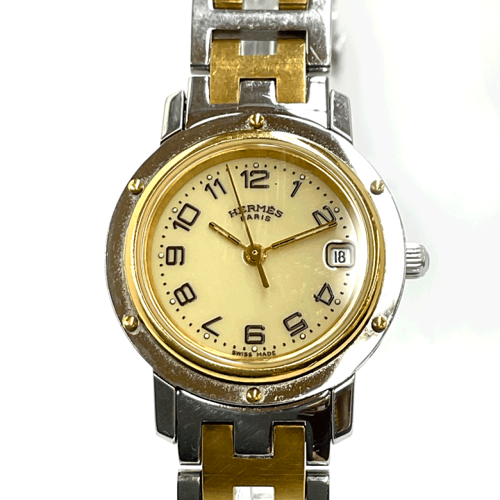 楽天市場】N【中古】【HERMES】エルメス クリッパー クオーツ