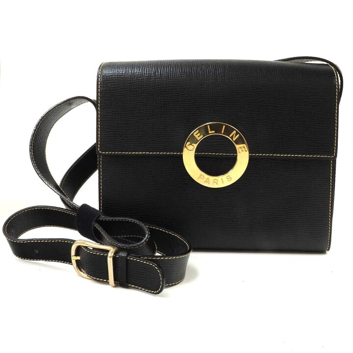 楽天市場】N【中古】【CELINE】セリーヌ サークルロゴ ショルダー 