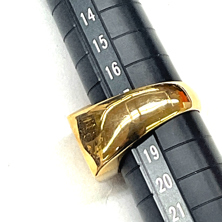 楽天市場】N 【中古】【K20】印台リング 約18号 重量約29.1g イエロー 
