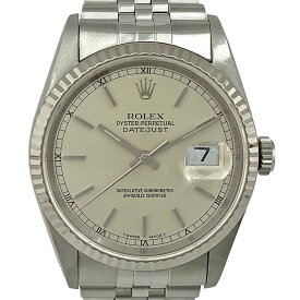 K　ROLEX　デイトジャスト　16234　T番　1996年頃　SS　文字盤シルバー　ケース36mm　20コマ　日差+6秒　自動巻　腕時計　メンズ　男性　オーバーホール　仕上　送料込　ブランド　付属品無　特別価格　ロレックス　質屋かんてい局　鹿沼店　31000049318-20k