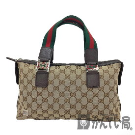 K　GUCCI　ハンドバッグ　145759　布袋　GGキャンバス　シェリーライン　ミニバッグ　コンパクト　普段使い　定番　人気　送料込　特別価格　お買い得　女性　男性　レディース　メンズ　内ポケット有り　ブランド　グッチ　中古　質屋かんてい局　鹿沼店　31003179310-17k