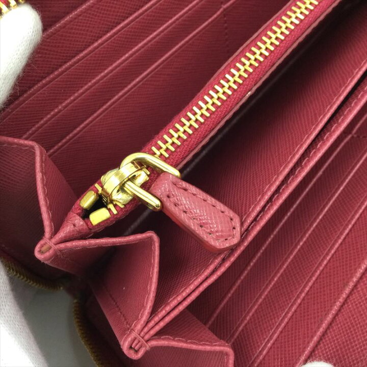 楽天市場】K PRADA ラウンドファスナー長財布 1M0506 箱 ギャランティ 