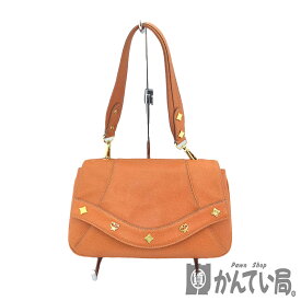 K　MCM　ワンショルダーバッグ　布袋　送料込　オレンジ　女性　レディース　ミニバッグ　エムシーエム　お買い得　お手頃価格　特別価格　普段使い　ブランド　質屋かんてい局　鹿沼店　31004899310-1k-n